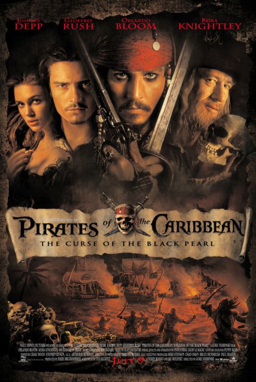 پوستر دزدان دریایی کارائیب (Pirates of the Caribbean)